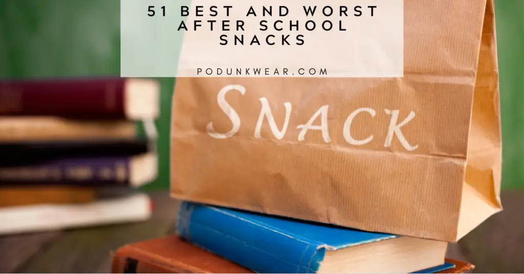 healthiest and worst after school snacks