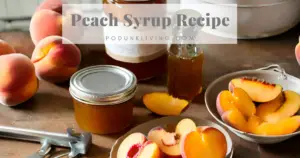 Peach Syrup Recipe