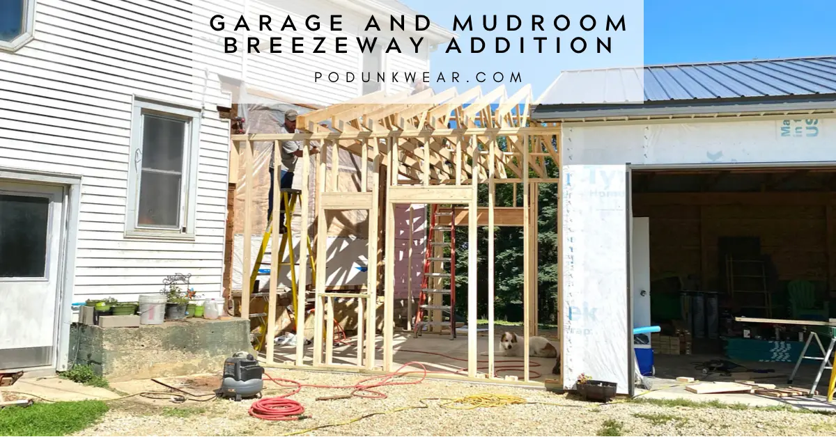 Old House DIY Renovations: Garage and Mudroom Breezeway Addition