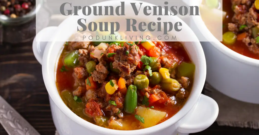 Ground Venison Soup