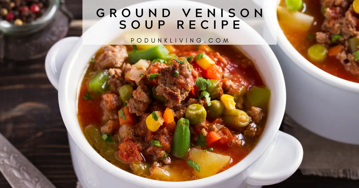 Ground Venison Soup Recipe