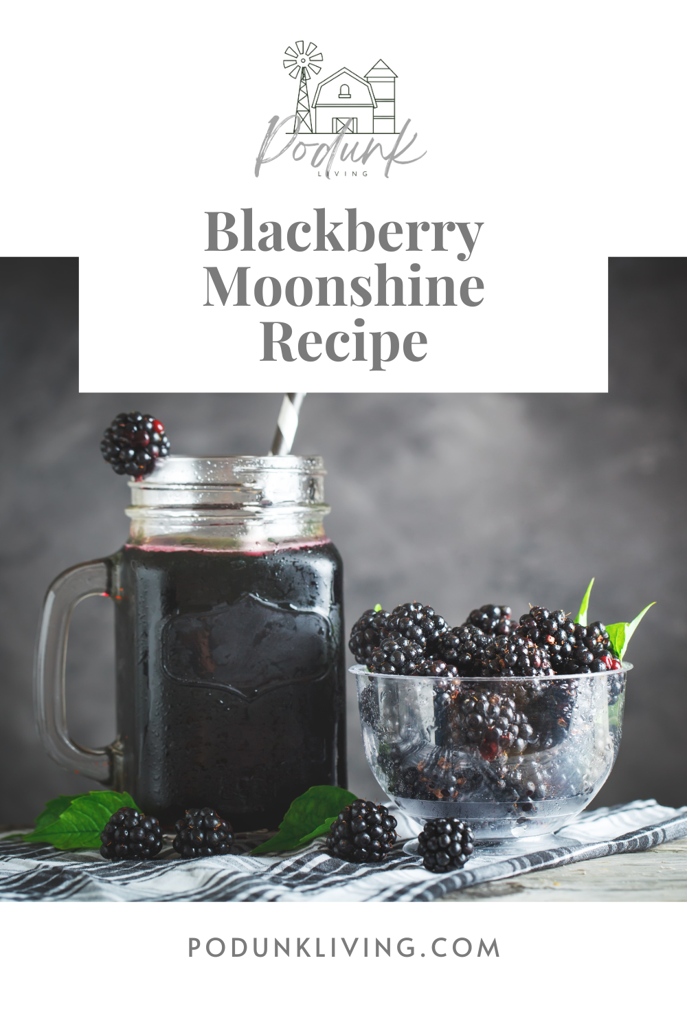 Blackberry Moonshine Podunk Living