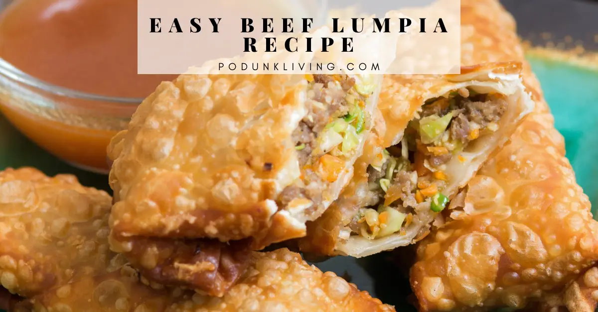 Easy Beef Lumpia Recipe