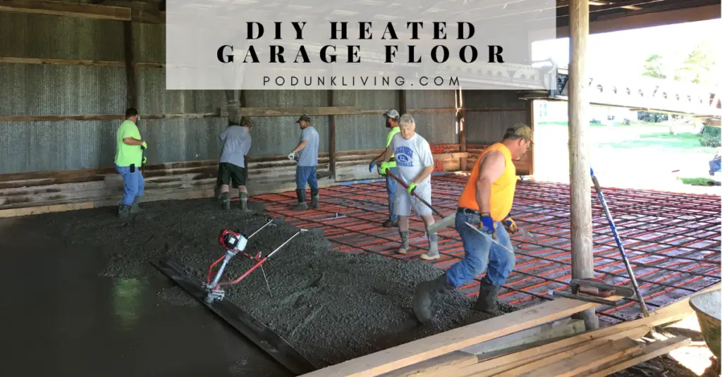 DIY Heated Garage Floor