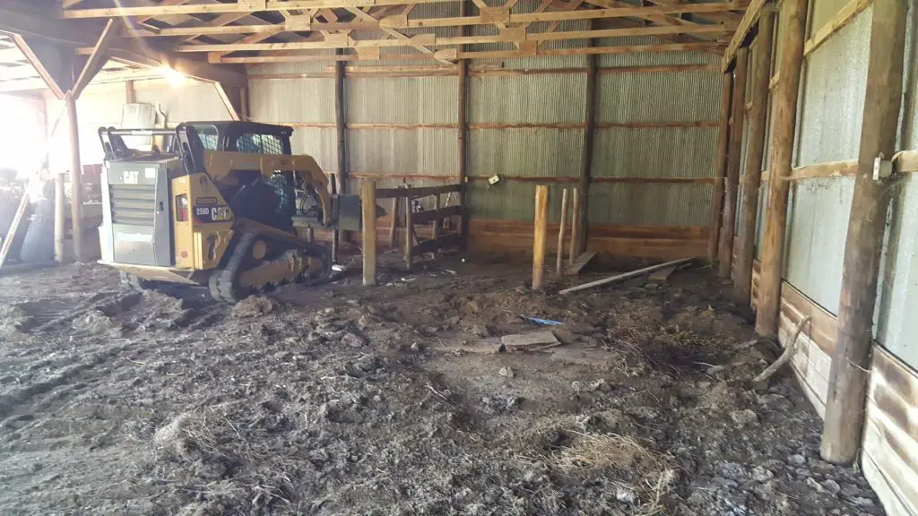 converting pole barn to heated garage