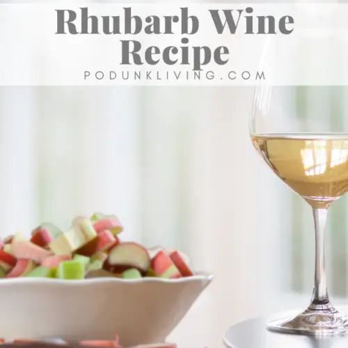 Rhubarb Wine Recipe Podunk Living