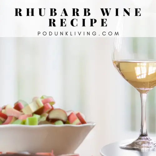 Rhubarb Wine Recipe Podunk Living