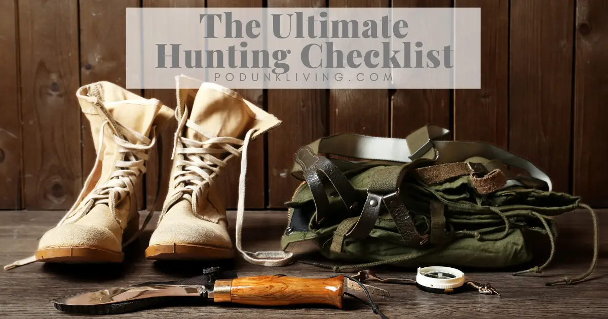 Hunter's Checklist